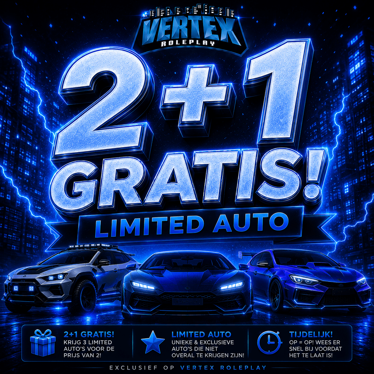 2 + 1 Gratis Limited auto